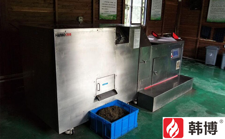 蘇州滸關(guān)吳公村引進(jìn)韓博300kg廚余垃圾處理設(shè)備
